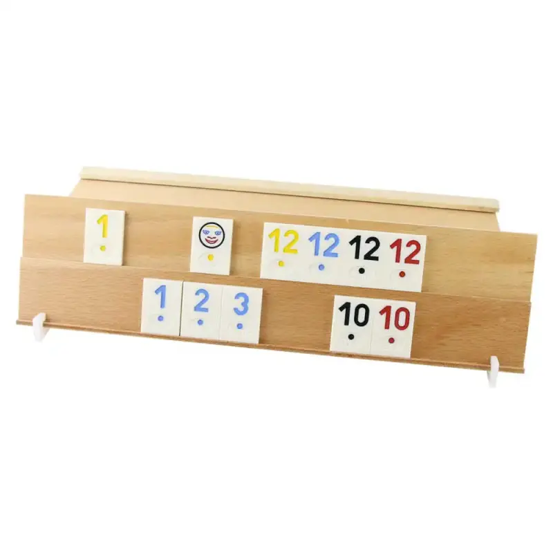Joc remi in cutie de lemn medias 36×6 cm